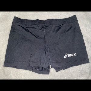 ASICS black spandex shorts